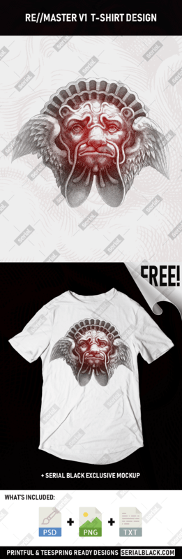◾️ ＲＥ//ＭＡＳＴＥＲ Ｖ１ ◾️ Tribal Animal Tattoo T-Shirt Design vector shirt designs