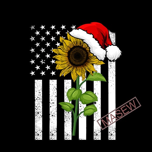 Download Sunflower Christmas, America flag, Christmas, SVG, EPS ...