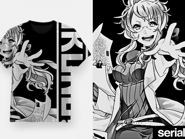 Anime girl #2 t-shirt design Anime girl #2 t-shirt design
