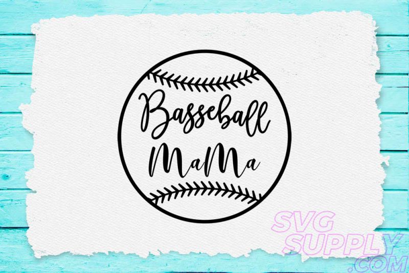 Baseball mama black svg for baseball tshirt tshirt factory