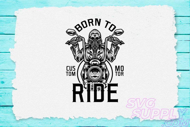 Born to ride t-shirt design t shirt designs for printful