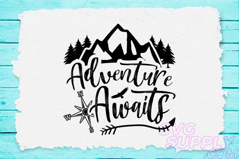 Adventure awaits for you svg design for adventure tshirt tshirt designs for merch by amazon