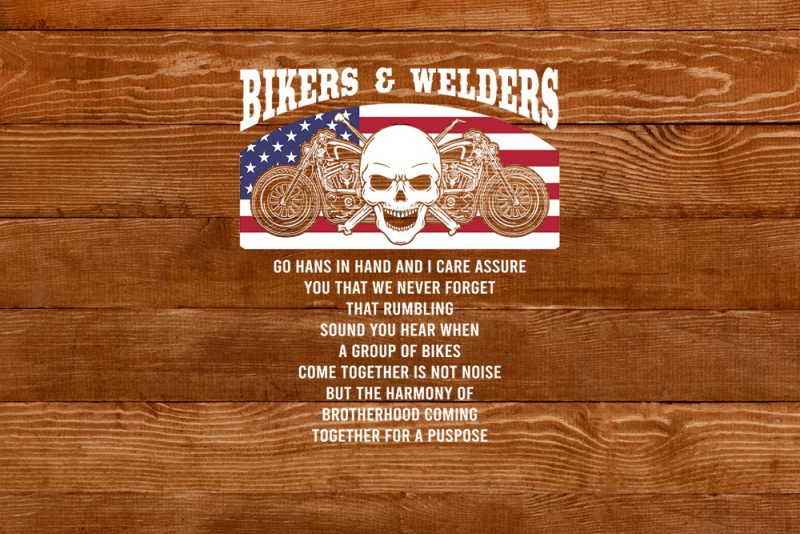 Bikers and Welders t-shirt design commercial use t shirt designs