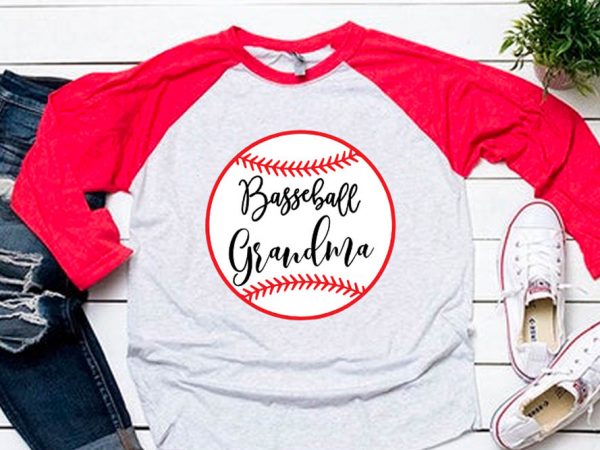 Baseball grandma svg for baseball tshirt