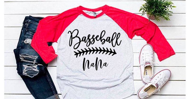 Baseball nana clipart svg for baseball tshirt tshirt factory