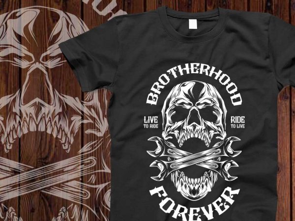 Brotherhood forever t-shirt design