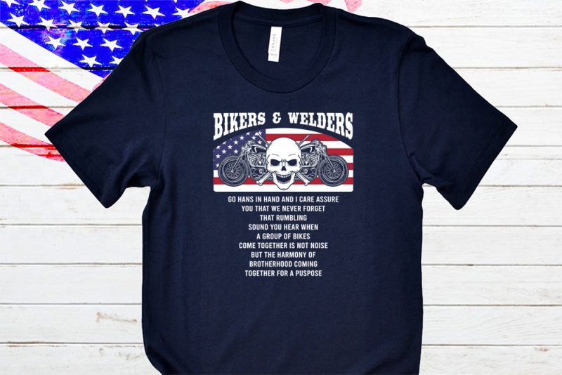 Bikers and Welders t-shirt design commercial use t shirt designs