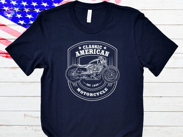 Classic american t-shirt design