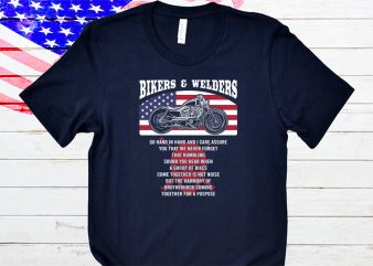 Welders and Bikers t-shirt design