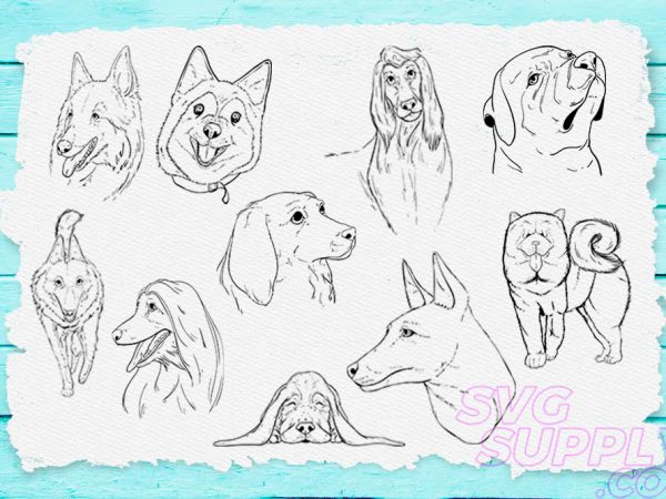 Dog svg bundle t shirt vector illustration Dog svg bundle t shirt vector illustration