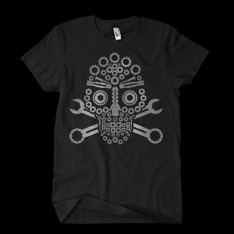 skull buy tshirt design