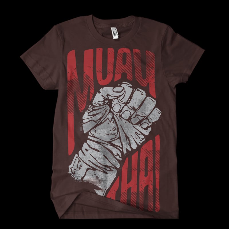 Muay Thai 4 t shirt designs for sale