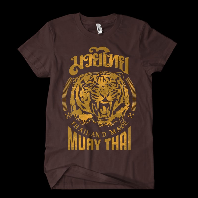 Muay Thai 8 vector tshirt designs for merch by amazon