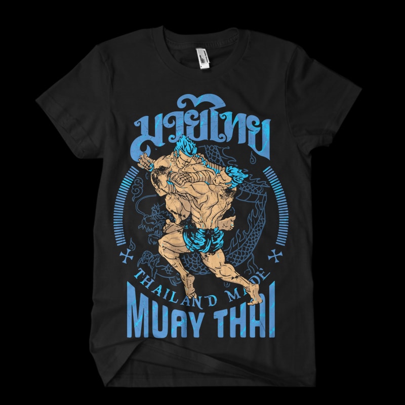 Muay Thai 9 t shirt designs for sale vector t shirt design