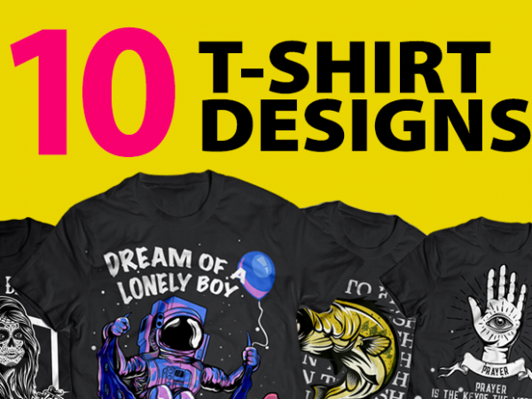 10 vector t-shirt designs