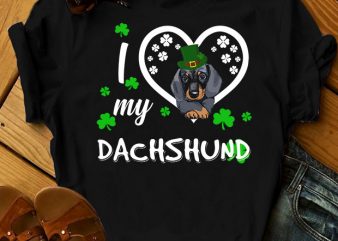 39 dog breeds – I love my dog print ready t shirt design