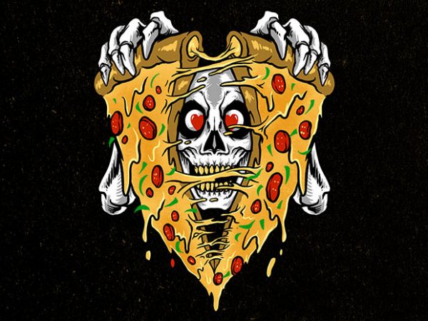 Pizza boo buy t shirt design artwork