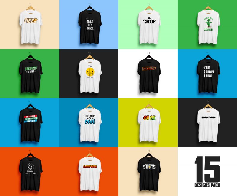 15-Streetwear t-shirt Bundle for sale in 20$ only - Buy t-shirt designs