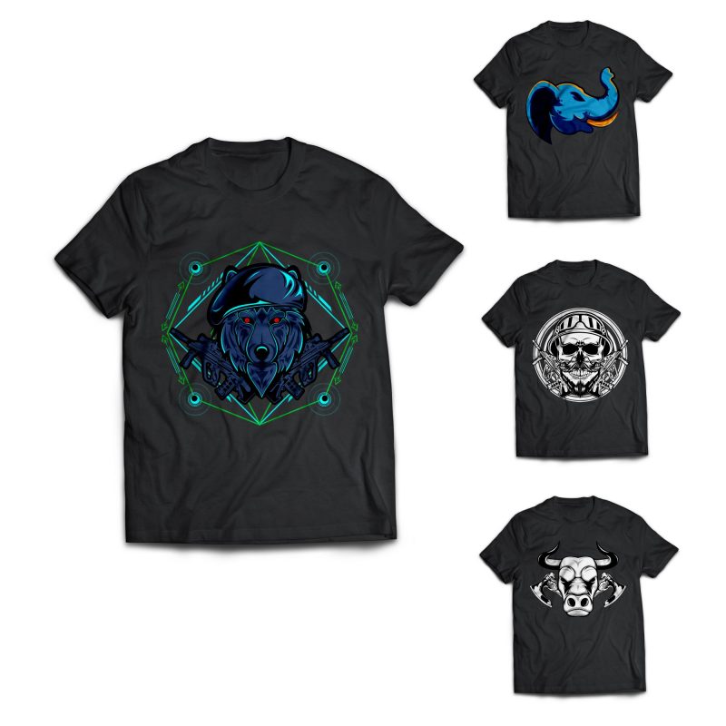 35 t-shirt bundle and poster designs