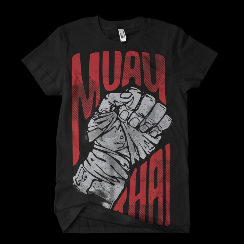 Muay Thai 4 t shirt designs for sale