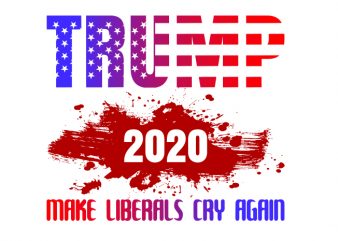 Trump 2020 vector T-shirt Design, American election 2020