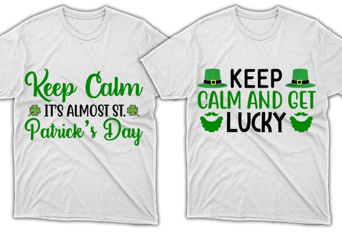 80 Print Ready St. Patrick's Day quotes T-shirt Designs Bundle