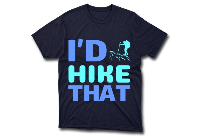 40 Editable Adventure/Mountain/Hiking Quotes T-shirt Designs Bundle