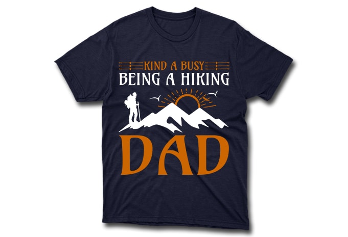 40 Editable Adventure/Mountain/Hiking Quotes T-shirt Designs Bundle