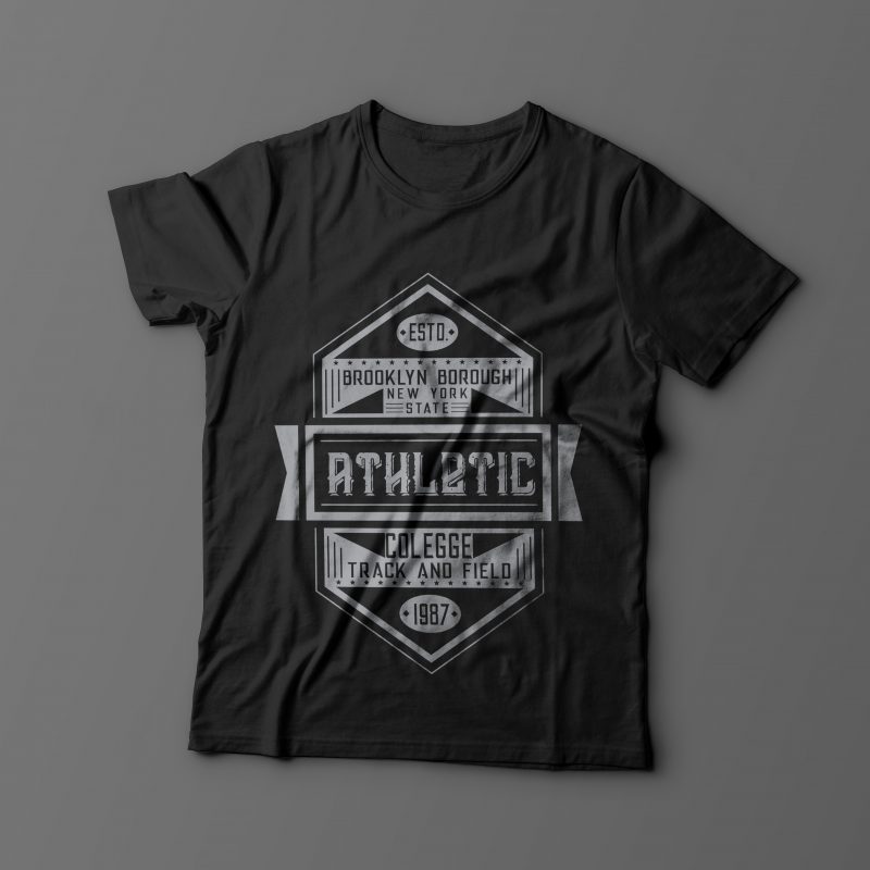 Athletic label design buy t shirt designs artwork