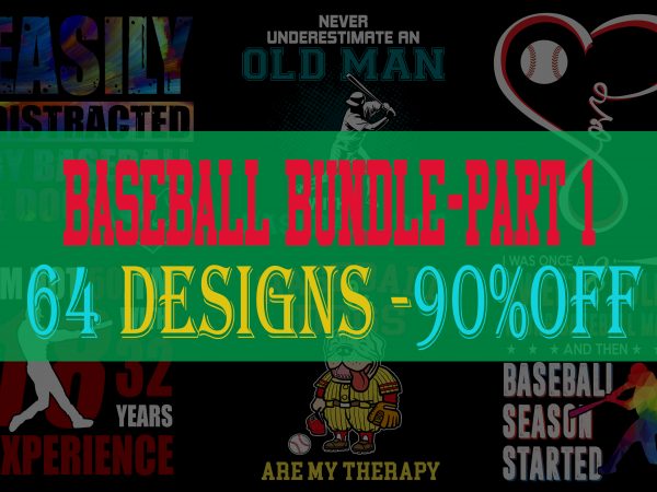 Baseball Bundle Part 1 – 90% OFF – 64 Designs Baseball Bundle Part 1 – 90% OFF – 64 Designs