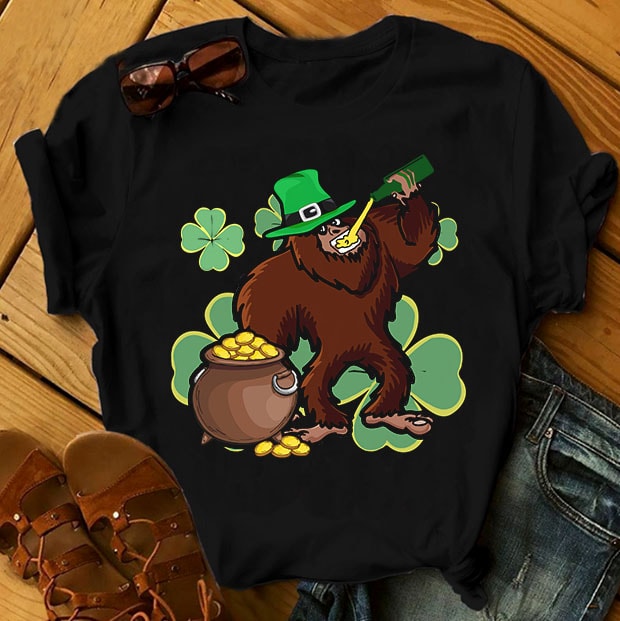 FULL ST PATRICK’s DAY – 430 EDITABLE DESIGNS – 90% OFF – PSD and PNG – LIMITED TIME ONLY! buy t shirt design artwork