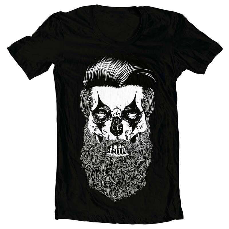 Beard Clown buy t shirt designs artwork