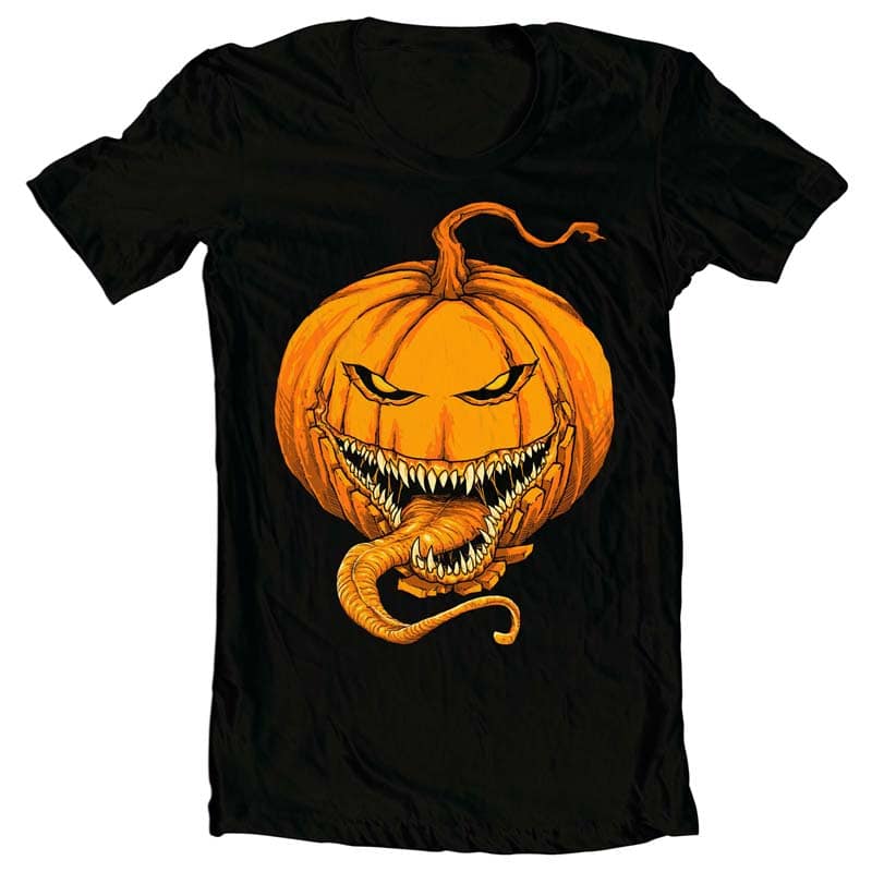 Halloween tshirt design for merch by amazon