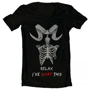 Relax Goat design for t shirt - Buy t-shirt designs