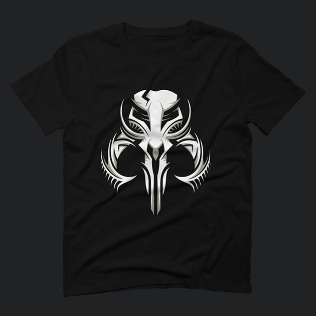 Mandalorian Crest I tshirt design for sale