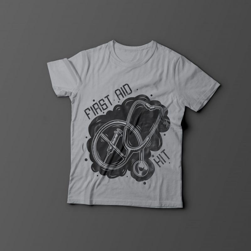 First aid kit T-shirt design tshirt-factory.com
