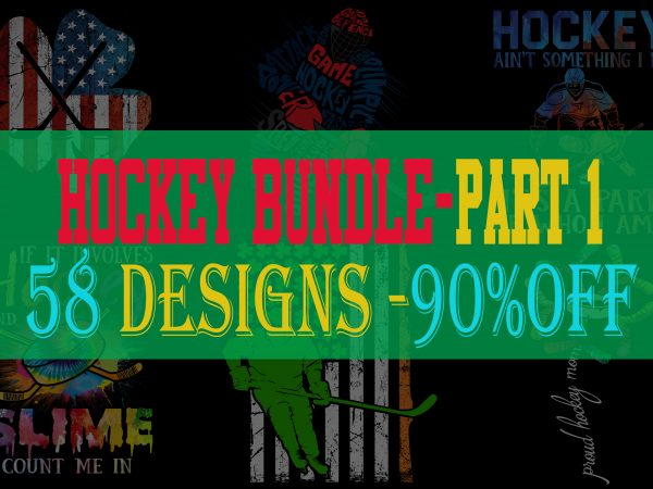Hockey Bundle Part 1 – 90% OFF – 58 Designs Hockey Bundle Part 1 – 90% OFF – 58 Designs