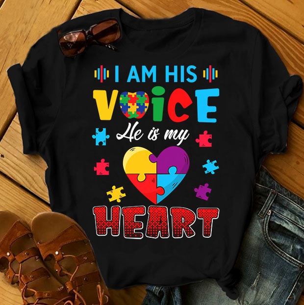 SPECIAL AUTISM AWARENESS PART 2- 50 EDITABLE DESIGNS – 90% OFF – PSD and PNG – LIMITED TIME ONLY! t shirt design for teespring
