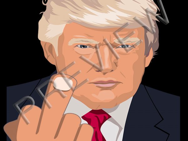 Trump impeach this middle finger 2020 funny tshirt design png Trump impeach this middle finger 2020 funny tshirt design png