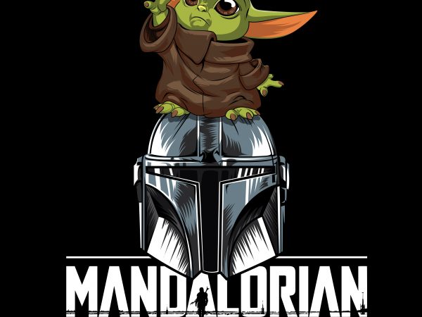 mandalorian baby yoda design for t shirt mandalorian baby yoda design for t shirt