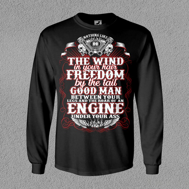 Wind of Freedom t shirt designs for printful