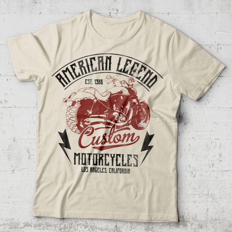 American Legend. Editable vector t-shirt design. t shirt designs for sale