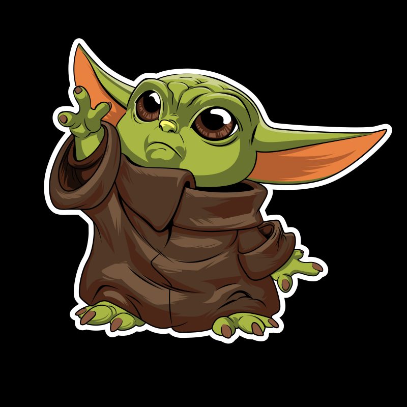 Vector Baby Illustration Svg Baby Yoda Download Illustration Vector Baby Illustration Svg Baby Yoda Download Illustration