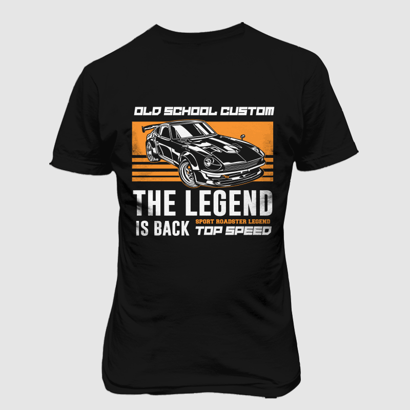 OLD SCHOOL LEGEND CAR buy tshirt design