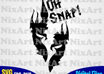 Oh Snap!, World of Warcrat, Lich King, Shadowlands, Game, WOW, Funny design svg eps, png files for cutting machines and print t shirt designs for