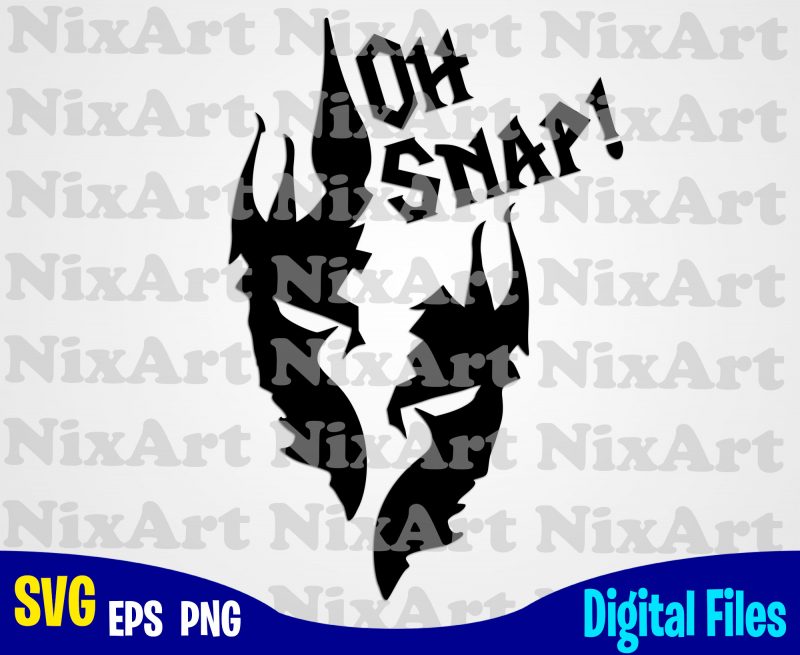 Oh Snap!, World of Warcrat, Lich King, Shadowlands, Game, WOW, Funny design svg eps, png files for cutting machines and print t shirt designs for