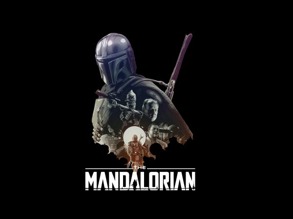 THE MANDALORIAN BABY YODA, STARWARS FILM print ready t shirt design THE MANDALORIAN BABY YODA, STARWARS FILM print ready t shirt design