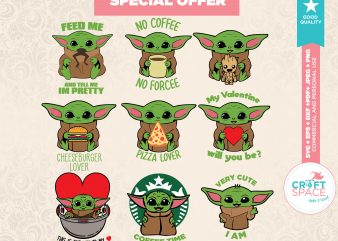 Download Baby Yoda Heart Svg