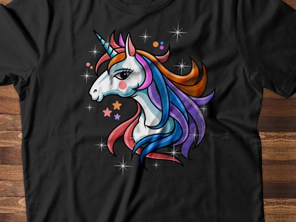 Unicorn buy t shirt design artwork