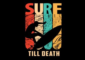 surf vector t shirt design artwork